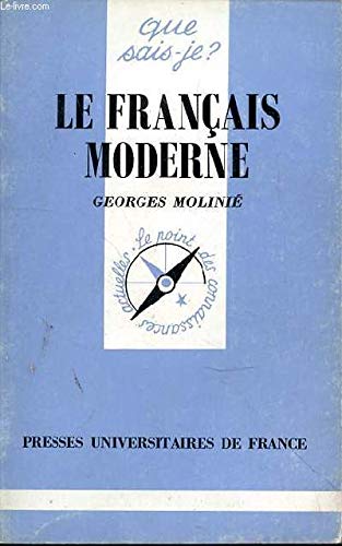 Stock image for Le franais moderne for sale by Ammareal