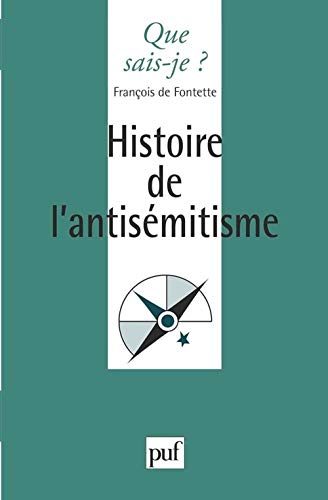 Imagen de archivo de Histoire De L'antismitisme a la venta por RECYCLIVRE
