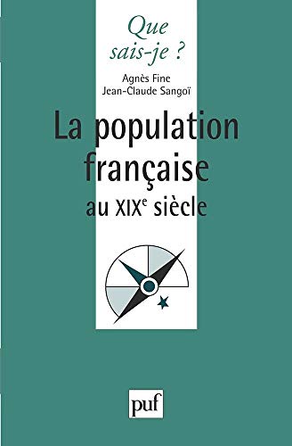 Stock image for La Population franaise au XIXe sicle for sale by medimops