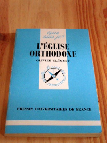 Beispielbild fr L'glise orthodoxe zum Verkauf von Ammareal