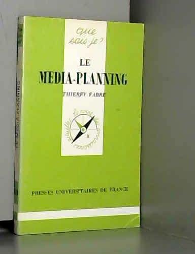 Beispielbild fr Le mdia-planning. Collection : Que sais-je ?, N 2644. zum Verkauf von AUSONE