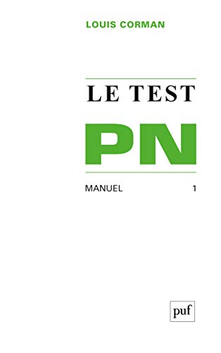 9782130443704: Le test PN. Tome 1 : Manuel: Manuel Tome 1