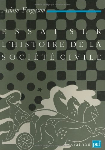 Beispielbild fr essai sur l'histoire de la societe civile zum Verkauf von Antiquariat Walter Nowak