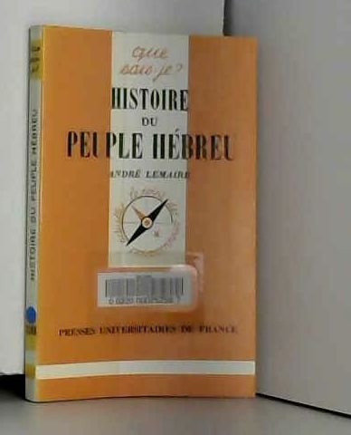 Beispielbild fr Histoire du peuple hbreu, 4e dition zum Verkauf von Ammareal