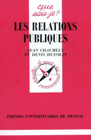 Stock image for Les Relations publiques for sale by Ammareal