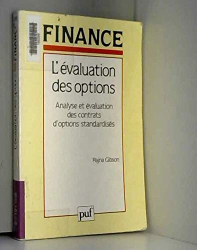 9782130447092: L'valuation des options: Analyse et valuation des contrats d'options standardiss