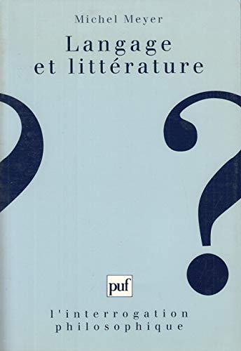 Beispielbild fr Langage et litterature: Essai sur le sens zum Verkauf von WorldofBooks