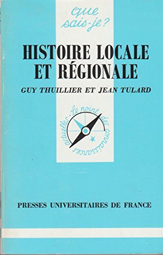 Stock image for Histoire locale et rgionale. 1e dition for sale by Librairie La MASSENIE  MONTOLIEU