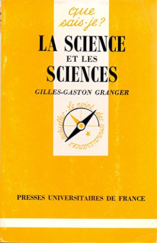 Stock image for La Science et les Sciences for sale by medimops