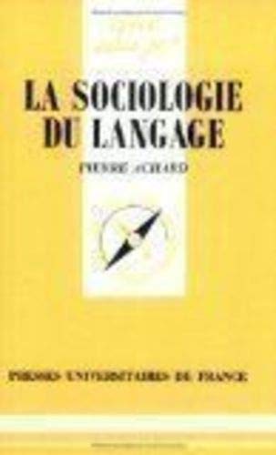 9782130451624: La sociologie du langage