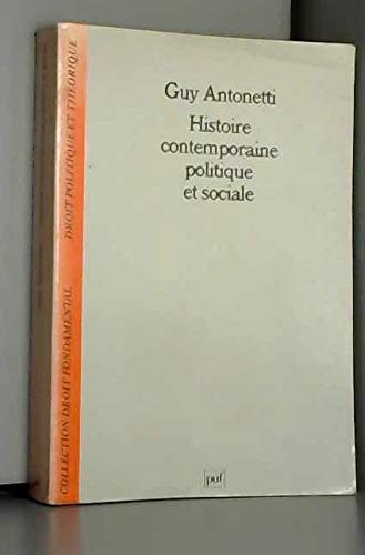 Beispielbild fr Histoire contemporaine politique et sociale zum Verkauf von medimops