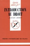 Stock image for Introduction au Droit for sale by medimops