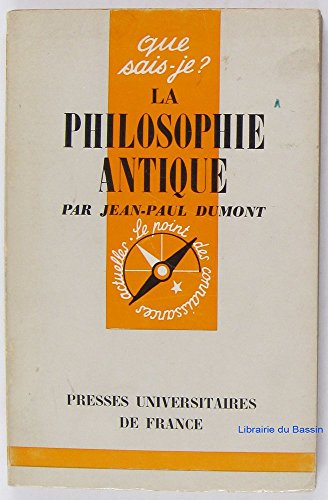 Beispielbild fr La philosophie antique zum Verkauf von Ammareal