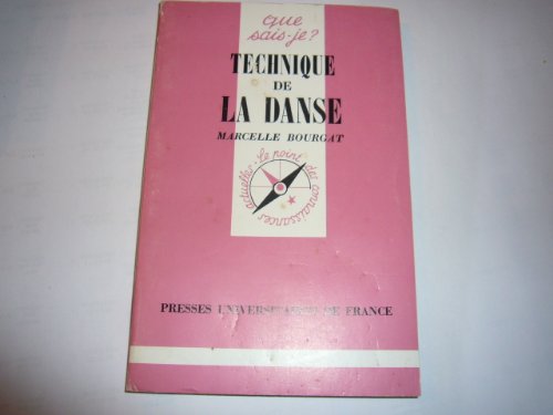 Imagen de archivo de Technique de la danse a la venta por LibrairieLaLettre2