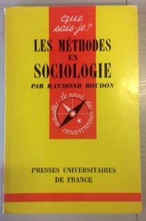 Stock image for Les Mthodes en sociologie for sale by Librairie Th  la page