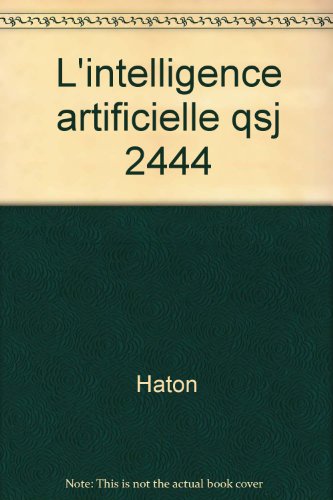 Stock image for l'intelligence Artificelle for sale by Willis Monie-Books, ABAA