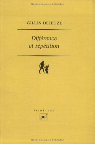 Imagen de archivo de Diffrence et Rptition (EPIMETHEE) a la venta por GF Books, Inc.