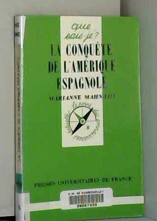 Stock image for Conqute de l'Amrique espagnole for sale by medimops