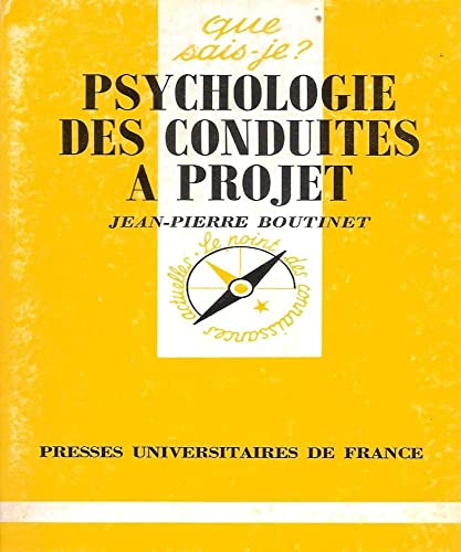 Stock image for Psychologie des conduites  projet for sale by Ammareal