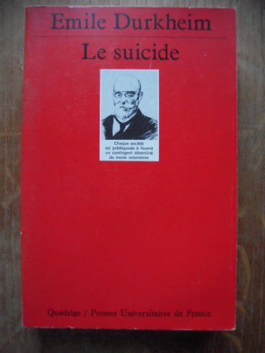 Stock image for Le Suicide Etude sociologie for sale by medimops