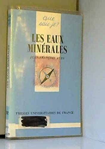 Beispielbild fr Les eaux minrales zum Verkauf von Ammareal