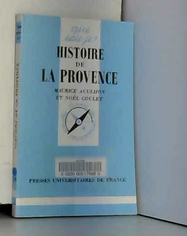 Imagen de archivo de Histoire de la Provence, 3e dition a la venta por Ammareal
