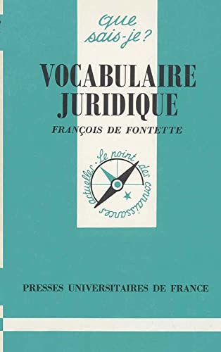 9782130459842: Vocabulaire juridique