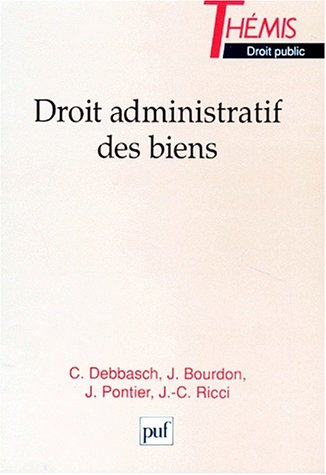 Imagen de archivo de Droit administratif des biens a la venta por medimops