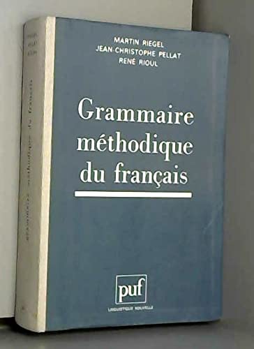 Beispielbild fr Grammaire mthodique du franais zum Verkauf von medimops