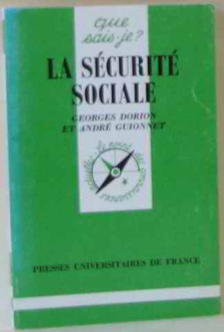 Stock image for La scurit sociale. 5e dition corrige for sale by Librairie La MASSENIE  MONTOLIEU