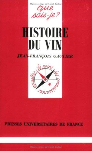 Stock image for Histoire du Vin for sale by medimops