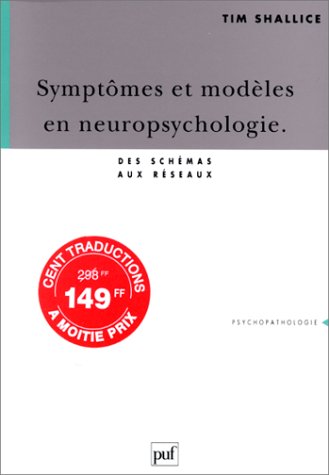 Imagen de archivo de Symptmes Et Modles En Neuropsychologie : Des Schmas Aux Rseaux a la venta por RECYCLIVRE
