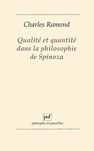 9782130462507: Qualit et quantit dans la philosophie de Spinoza