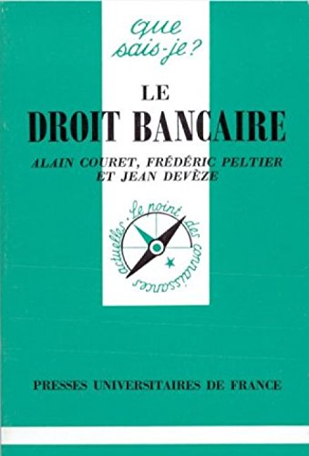 Stock image for Le droit bancaire for sale by Ammareal