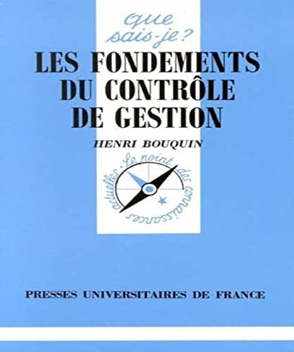 Beispielbild fr Les Fondements Du Contrle De Gestion zum Verkauf von RECYCLIVRE
