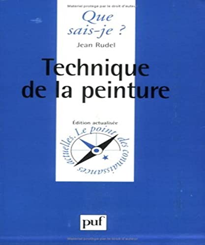 Beispielbild fr Technique de la peinture zum Verkauf von medimops