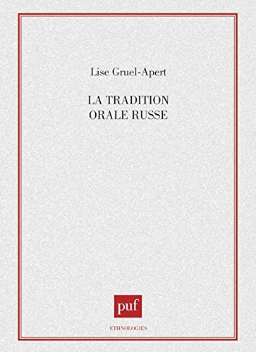 Stock image for La tradition orale russe for sale by Gallix