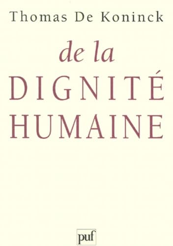 9782130468738: De la dignit humaine