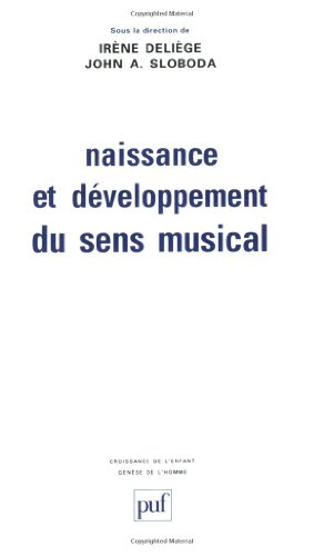 Imagen de archivo de Naissance et dveloppement du sens Musical a la venta por Domifasol