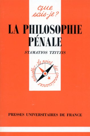 Imagen de archivo de La philosophie pnale a la venta por Ammareal