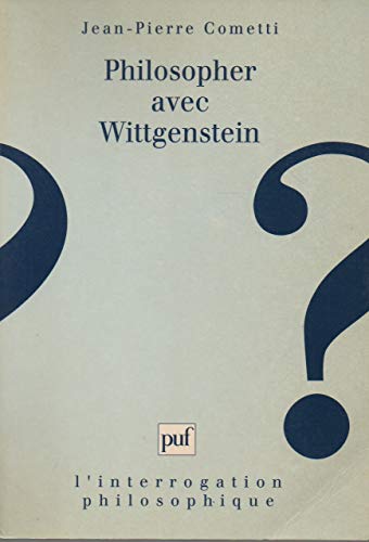 Beispielbild fr Philosopher Avec Wittgenstein zum Verkauf von RECYCLIVRE