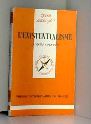 Beispielbild fr L'Existentialisme zum Verkauf von Ammareal