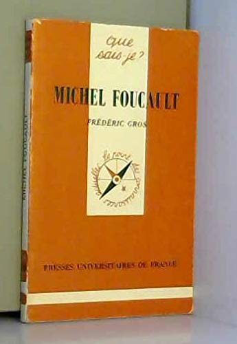 Beispielbild fr Michel Foucault zum Verkauf von Better World Books