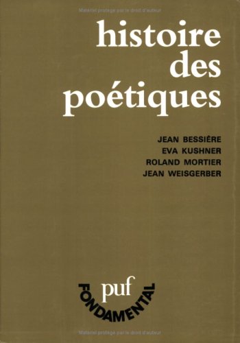 Stock image for Histoire des potiques for sale by Le Monde de Kamlia
