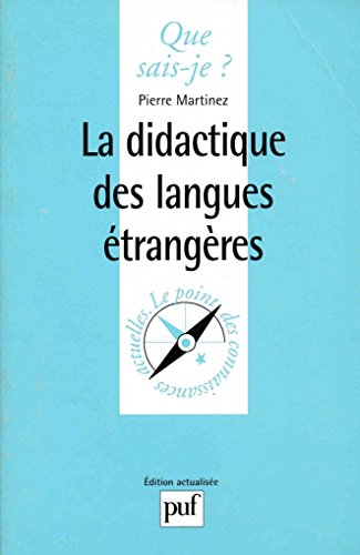 Beispielbild fr La didactique des langues trangres zum Verkauf von medimops