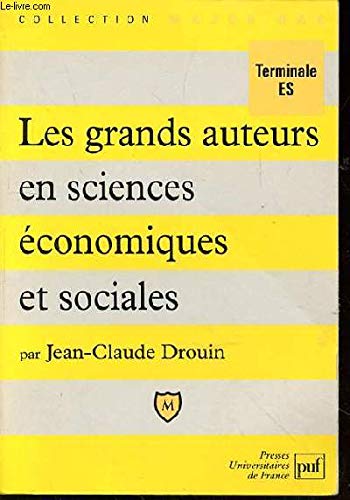 Beispielbild fr Les grands auteurs en sciences conomiques et sociales zum Verkauf von Ammareal