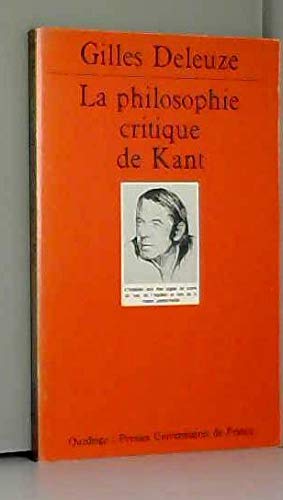 Beispielbild fr La Philosophie critique de Kant zum Verkauf von medimops