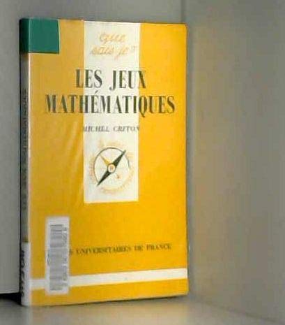 Beispielbild fr Les Jeux mathmatiques zum Verkauf von Ammareal