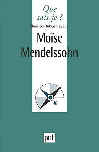 Beispielbild fr Mose Mendelssohn zum Verkauf von medimops