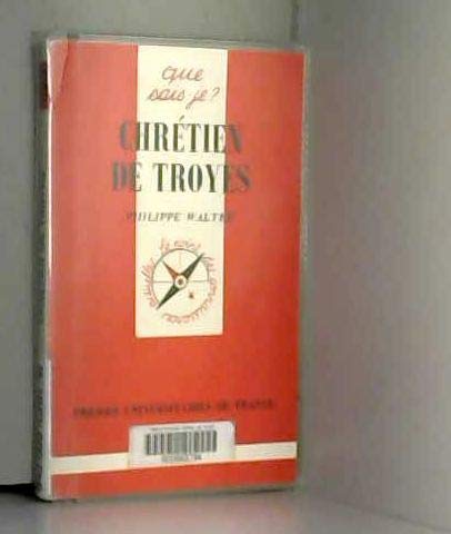 Beispielbild fr Chretien de Troyes zum Verkauf von Better World Books